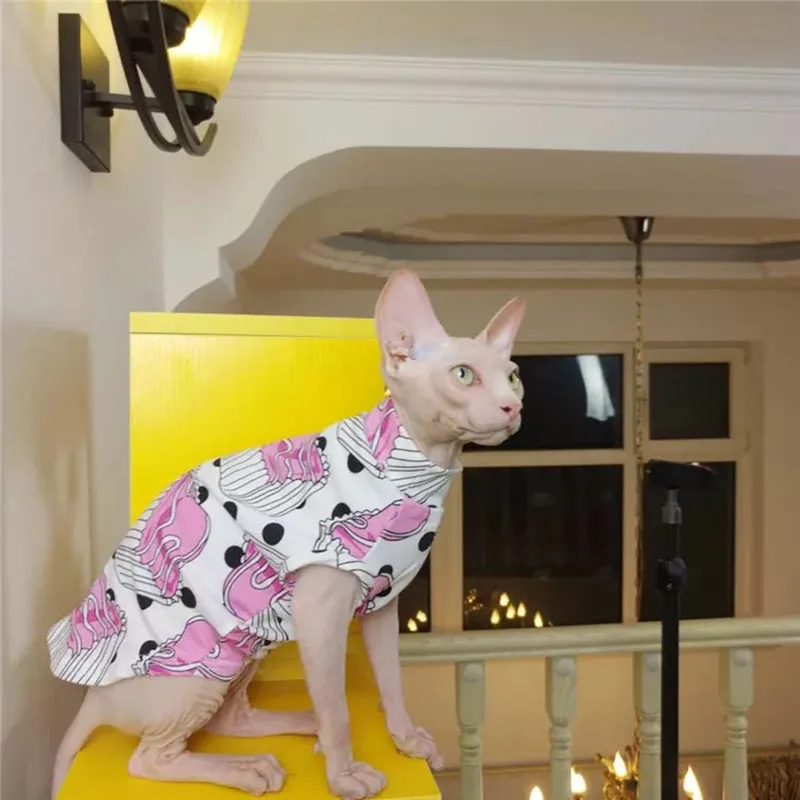 Сфинкс одежда hairless cat Одежда Новая посылка ручная работа популярный логотип для