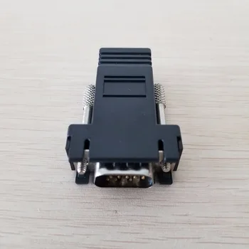 

Wholesale 50pcs/lot 15PIN VGA to RJ45 connector New VGA Extender Male To Lan Cat5 Cat5e RJ45 Ethernet Female Adapter