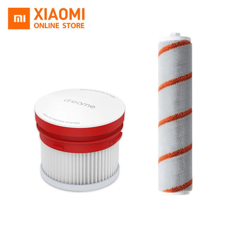 

100% Original Xiaomi dreame V9 Part Pack Handheld Vacuum Cleaner Spare Parts Kits HEPA Filter Roller brush Soft Fluff Brush