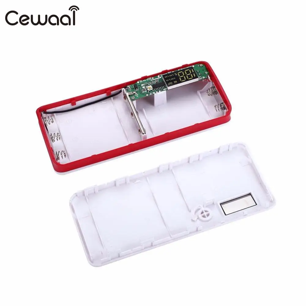 Cewaal 1 шт. 5x18650 сделай сам зарядное устройство для аккумулятора коробка чехол