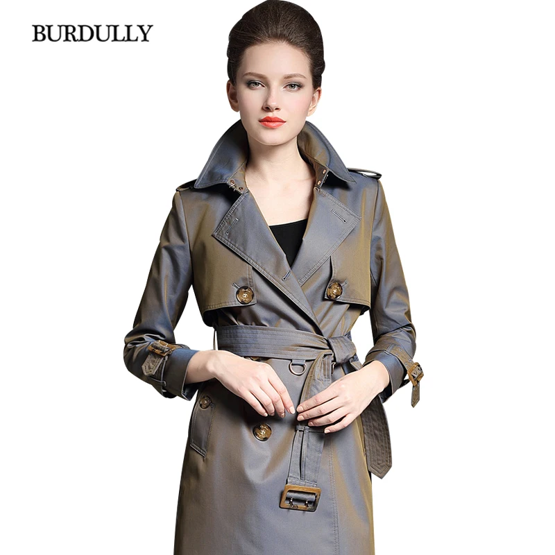 Aliexpress.com : Buy BURDULLY Luxury England Long Double Breasted ...