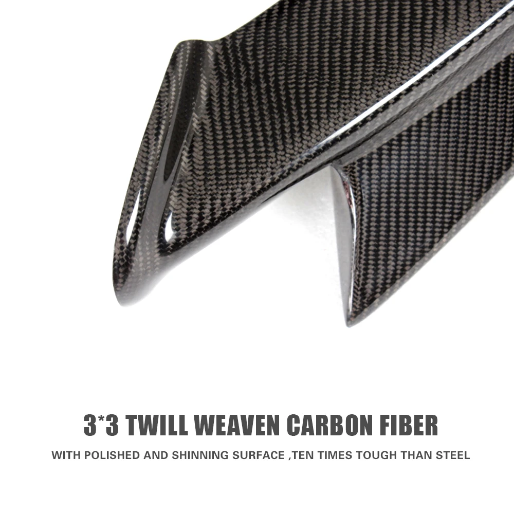 Углеродное волокно автомобиля Передние разветвители губы фартук для BMW E90 седан E92 купе E93 трансформер M3 08-14