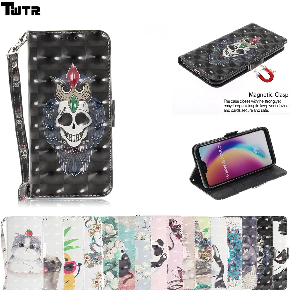 Крышка для huawei P20 Lite Nova3 e ANE-LX1 ANE-L21 ANE-LX3 ANE-L23 чехол Nova 3e ANE-L01 ANE-AL00 кожаный мобильного