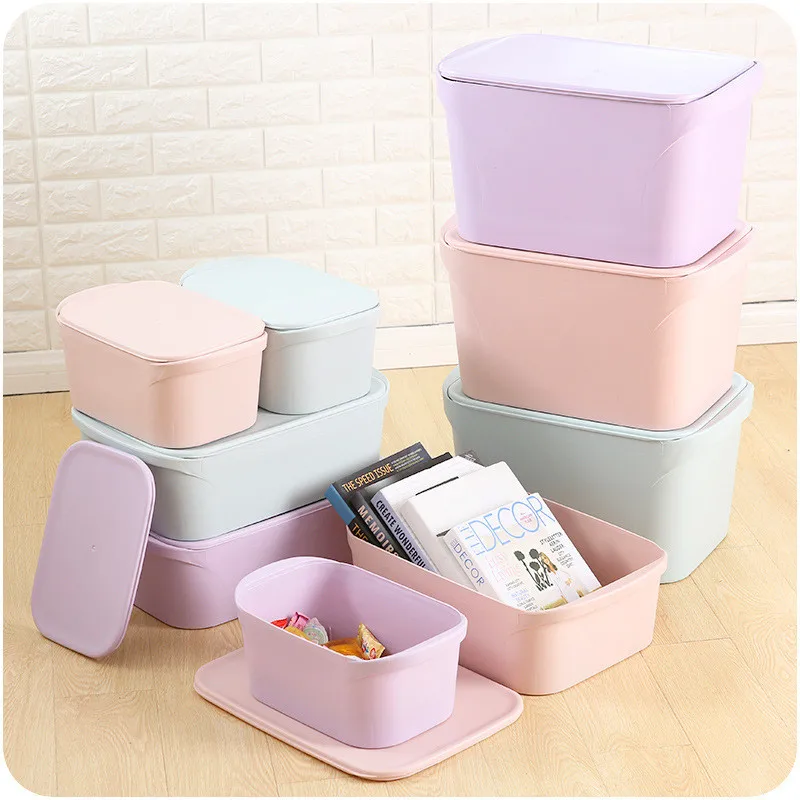 Multifunction Thick Plastic Clothing Sundries Storage Box Tableware