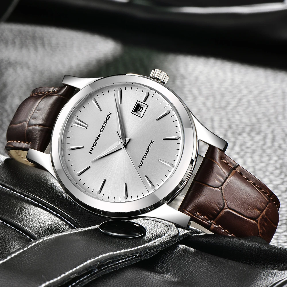 PAGANI Дизайн новые мужские классические механические часы Бизнес водонепроницаемые часы люксовый бренд натуральная кожа автоматические часы