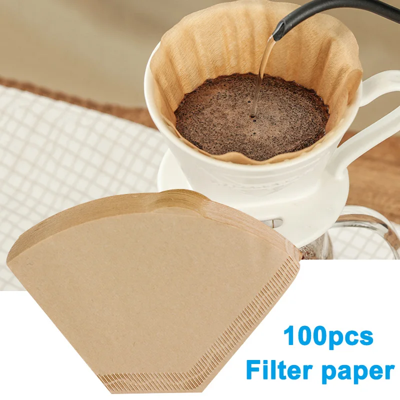 100PCS Coffee Filter Hand Drip Paper Espresso Filter 2018ingin Coffee