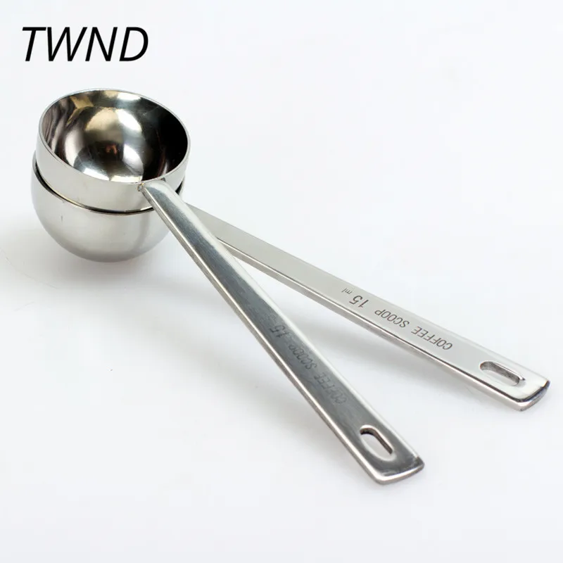 Stainless steel coffee scoops bean spoon measuring scoopsin Coffee