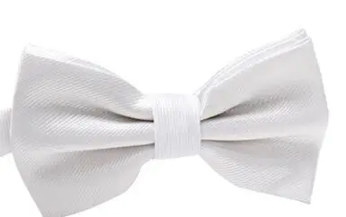 Новое поступление шелк многоцветный с подарочной коробкой 24 цвета мужской галстук-бабочка модные свадебные платья аксессуары - Цвет: J1015 white