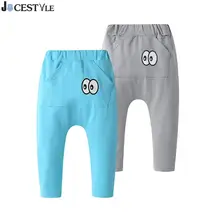 Штаны для новорожденных; Повседневные трусики для девочек и мальчиков; длинные штаны; повседневные леггинсы; Брюки с карманами и рисунком глаз