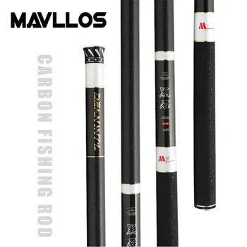 

Mavllos 3.6-7.2M Carbon Carp Fishing Rod 6 Sections Pole 15kg Fast Superhard Thin Taiwan Telescopic Rod