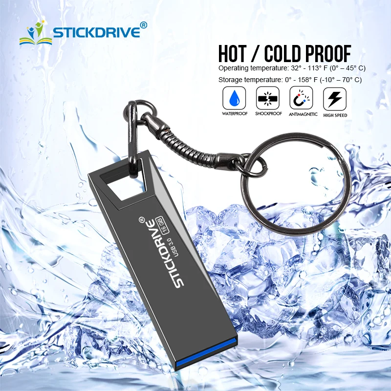 Металлический USB флеш накопитель 128 Гб 64 ГБ пятнистая стальная флешка