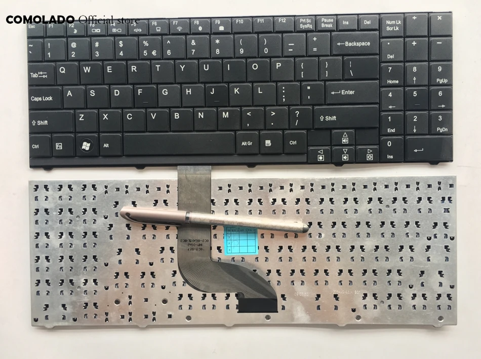US English keyboard For Medion S5612 MD97424 MD97644 MD97798 MD97930 black laptop keyboard US layout