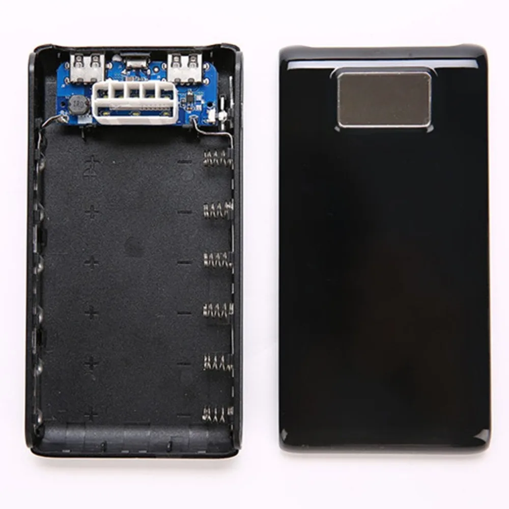 

Free Welding Power Bank Shell LCD Screen Display Power Bank Charger Module DIY Kits Powered By 6x 18650 Battery Power Bank PCB