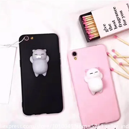 3D мягкий Кот и кошка след де-стресс телефон чехлы для iPhone 7 Plus 6 6S прекрасный кот