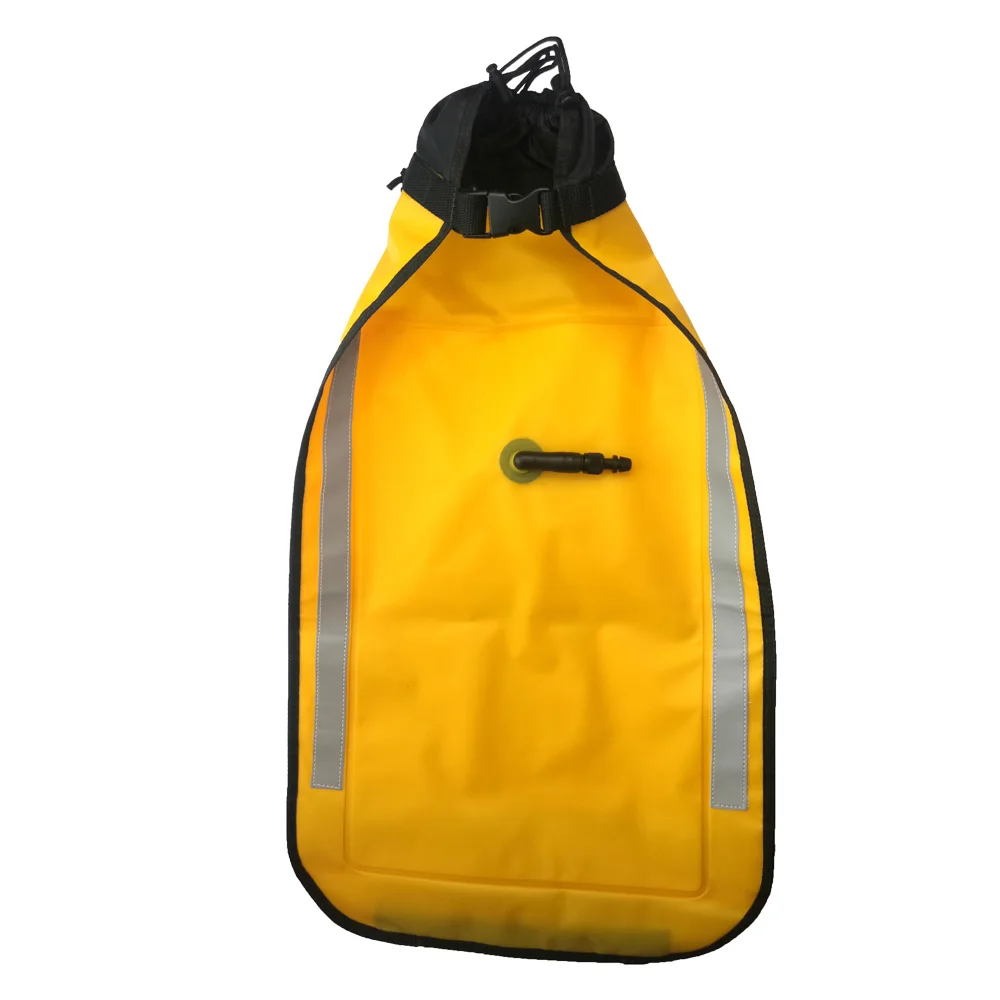 الأصفر كاياك سلامة مجداف العائمة حقيبة مع سرعة الافراج مشبك ل الرياضات المائية