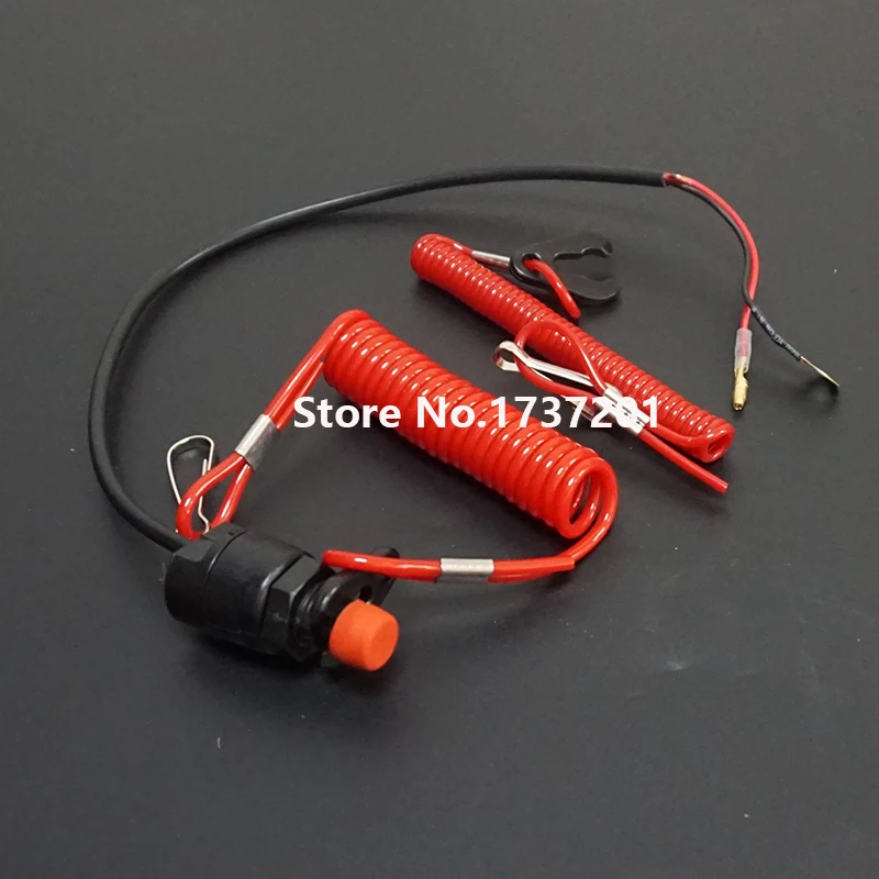 

Hot Safety Tether Lanyard Motorcycle Accessories Universal Boat Outboard Engine Motor Kill Stop Switch Motorcycle Switches