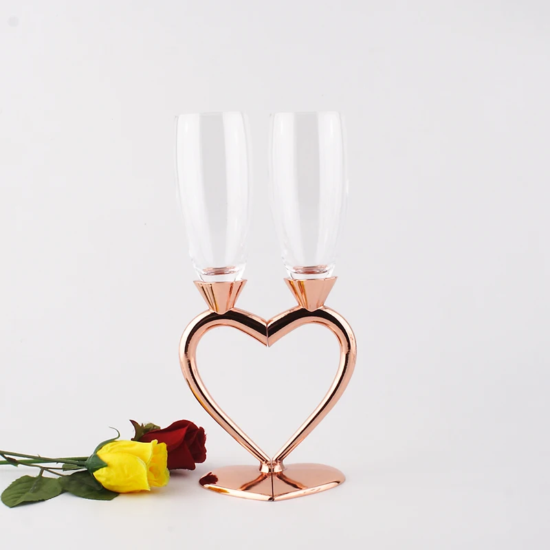 rose shaped wine glasses