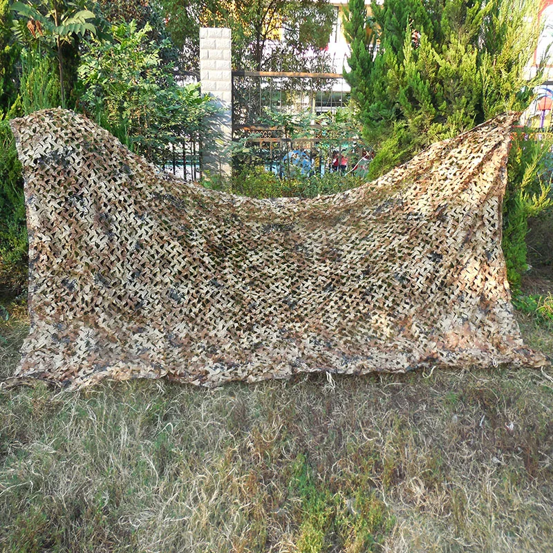 

New 1.5x4m Camouflage Net Autumn Woodlands Blinds Desert Camo netting for Camping and Hunting Military Photography