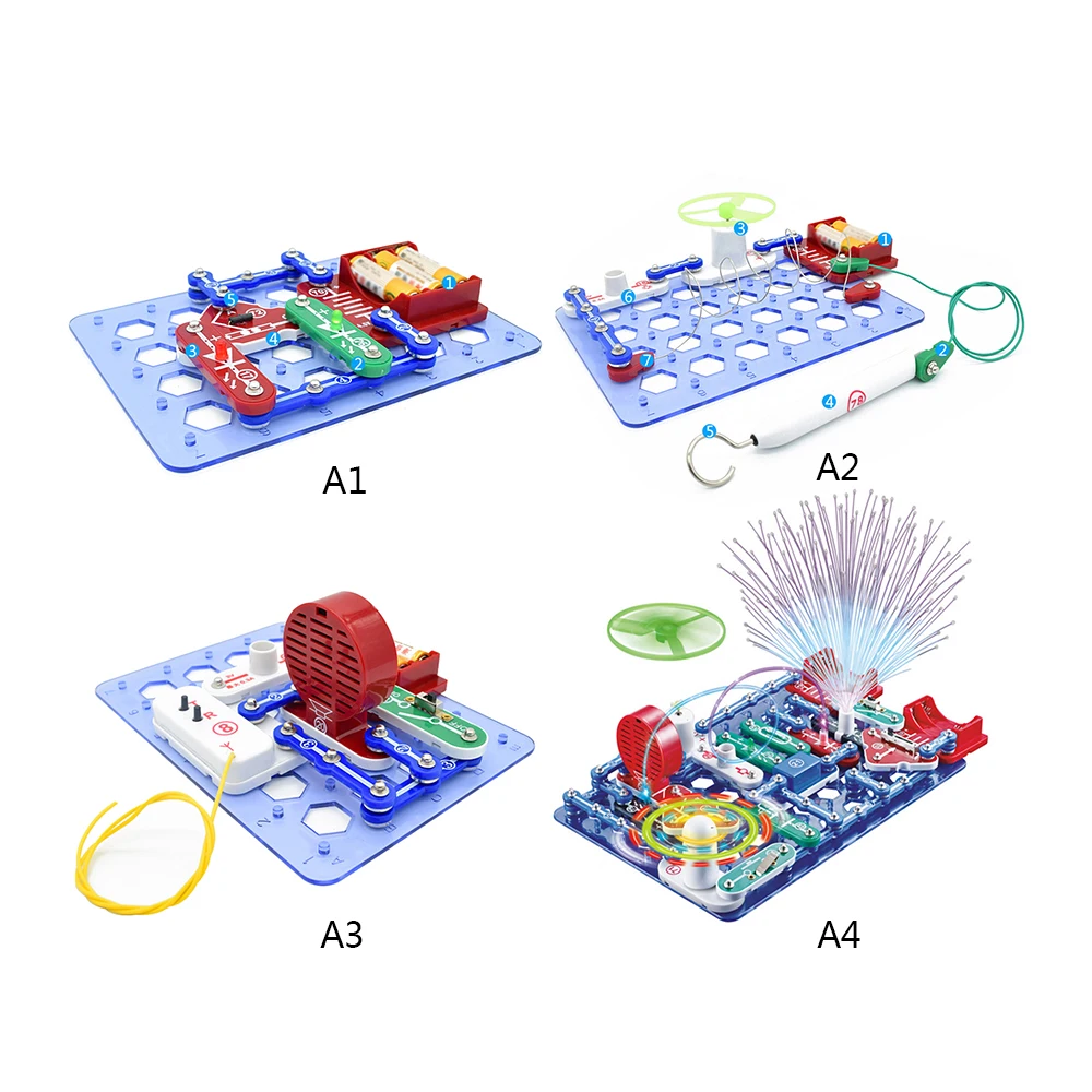 Электронные схемы, набор для обнаружения электроники, строительные блоки, сборные игрушки для детей, развивающие игрушки для научного эксперимента
