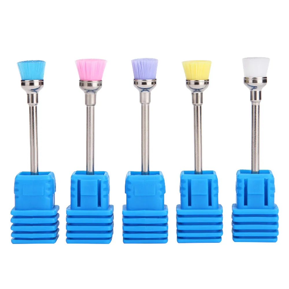 2017 1pc Women Nail Brush Nail Art Drill Bit Cleaning Tool Manicure Tool se20in Electric