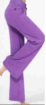 Женские спортивные штаны, шаровары, женские одноцветные свободные шаровары, спортивные штаны для танцев, джоггеры, Модальные штаны размера плюс XXXL - Цвет: purple yoga pants