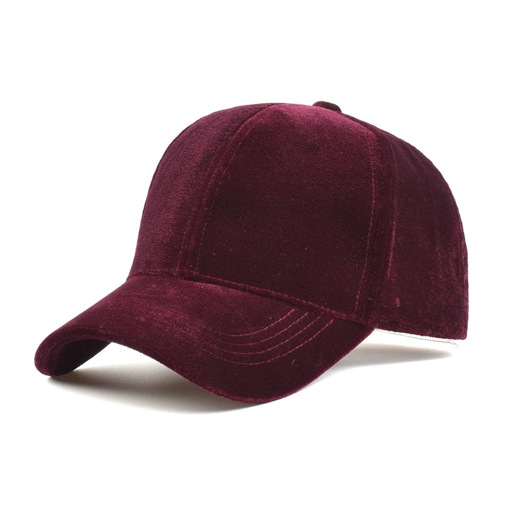 velvet baseball cap
