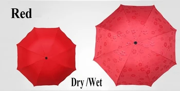 

Fashion Colorful Anti-UV Parasol Flower 3 Folding Sun/Rain Windproof Umbrella