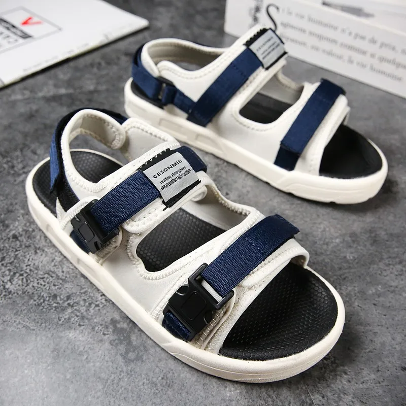 

Leader Show Summer Men Sandals Flat Upstream Shoes Male Camouflage Casual Beach Shoes Walking Flip Flops Gladiator Sandals