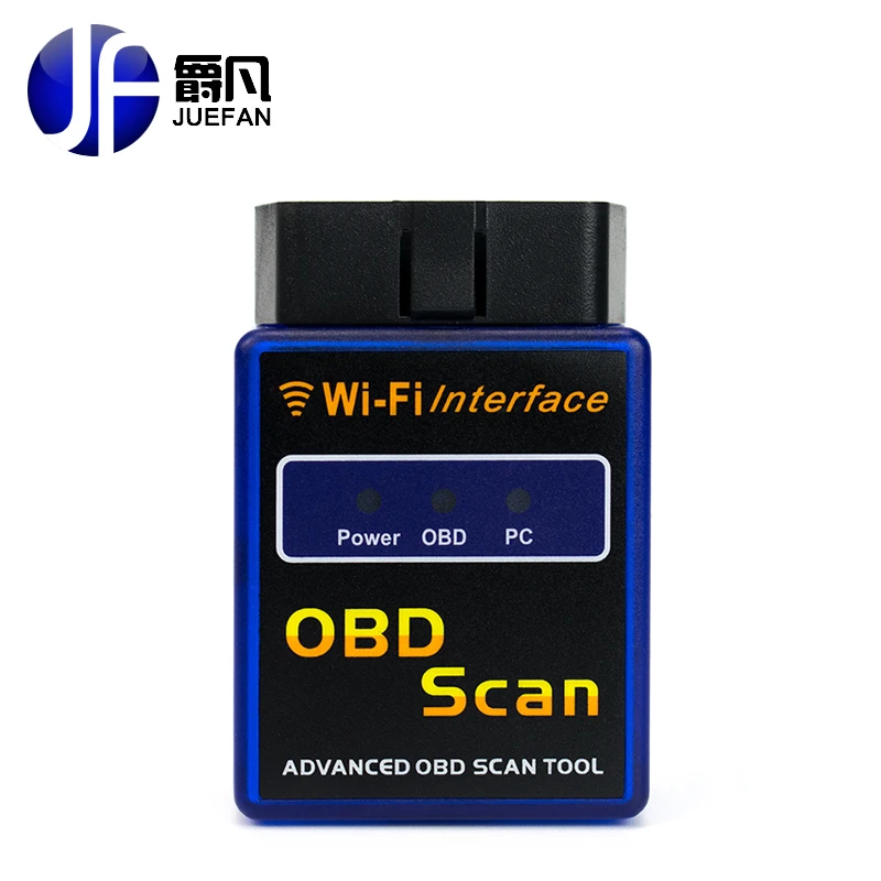 JUEFAN wifi V2.1 OBD2 wifi автоматический сканер беспроводной адаптер obd-ii ELM327 usb v1.5 автомобильный диагностический сканер для ПК iphone ios andriod