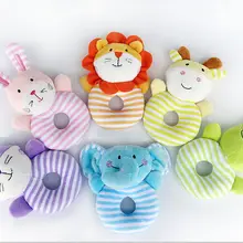 Погремушка в виде животного, мягкая плюшевая погремушка, игрушки для мальчиков и девочек, детская игрушка для младенцев, подарки для развития 0-12 месяцев