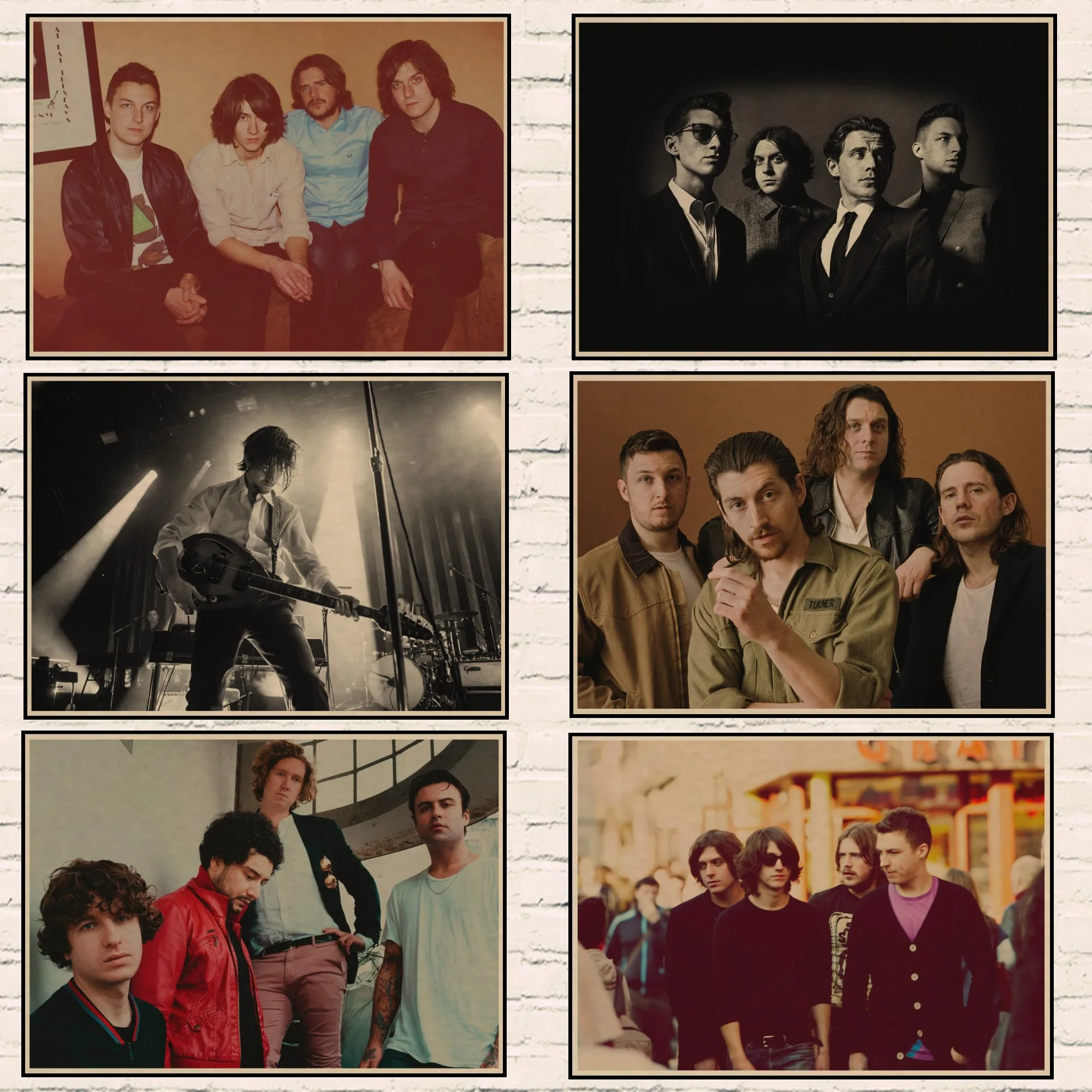 Rock band Arctic Monkeys Kraft Paper Posters Wall Home Bar Posters Home Decor Gift 03