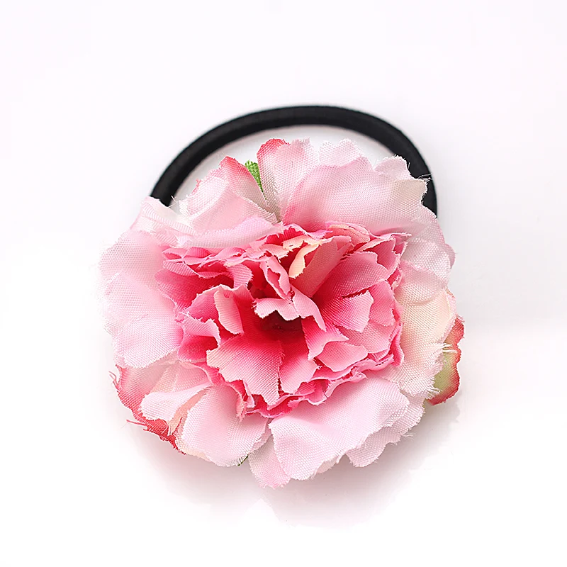 

M MISM Flower Gum for Hair Women Hair Accessories Headwear Elastic Hair Band Headband Floral Hair Holder scrunchy Rubber Band