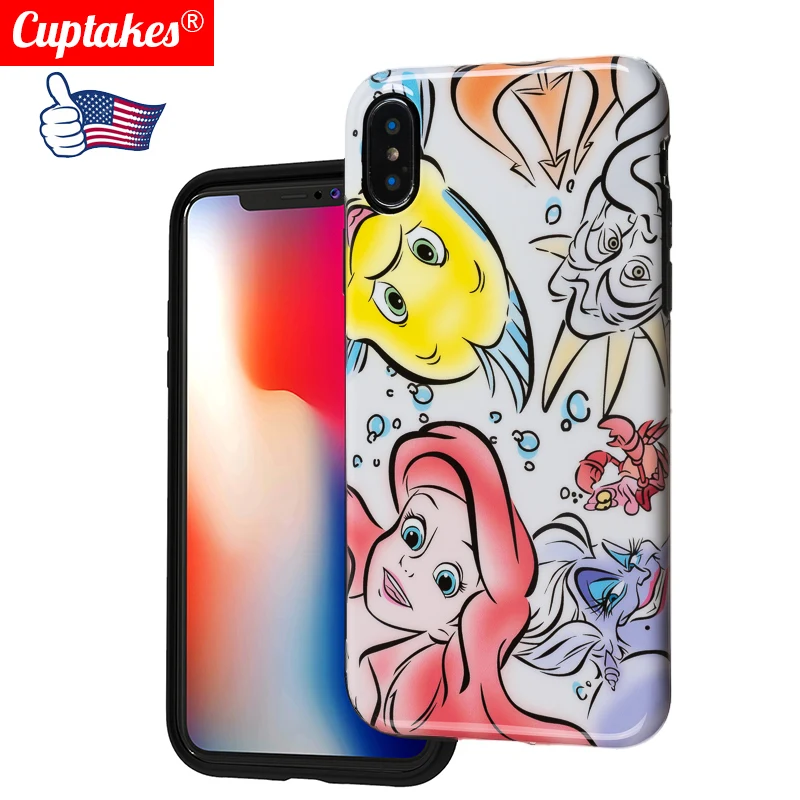 Роскошный брендовый Новый Мягкий силикон imd чехол для iPhone X 10 XS Max XR 7 8 Plus 6 S милая