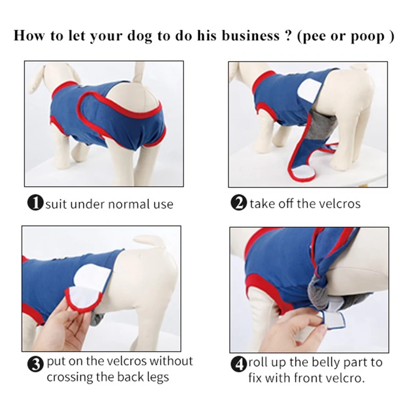 Костюм для восстановления собаки, защита от брюшной полости, медицинская хирургическая одежда для щенка, послеоперационный жилет для домашних животных после хирургического использования, заменитель одежды