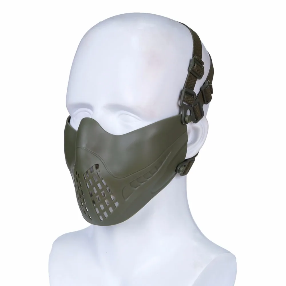 WoSporT тактическая Сетчатая Маска для лица, щитки для лица, страйкбольные маски, охотничьи, CS, военные, пилот, вечерние, фильм, камуфляж, призрак, Боевая маска