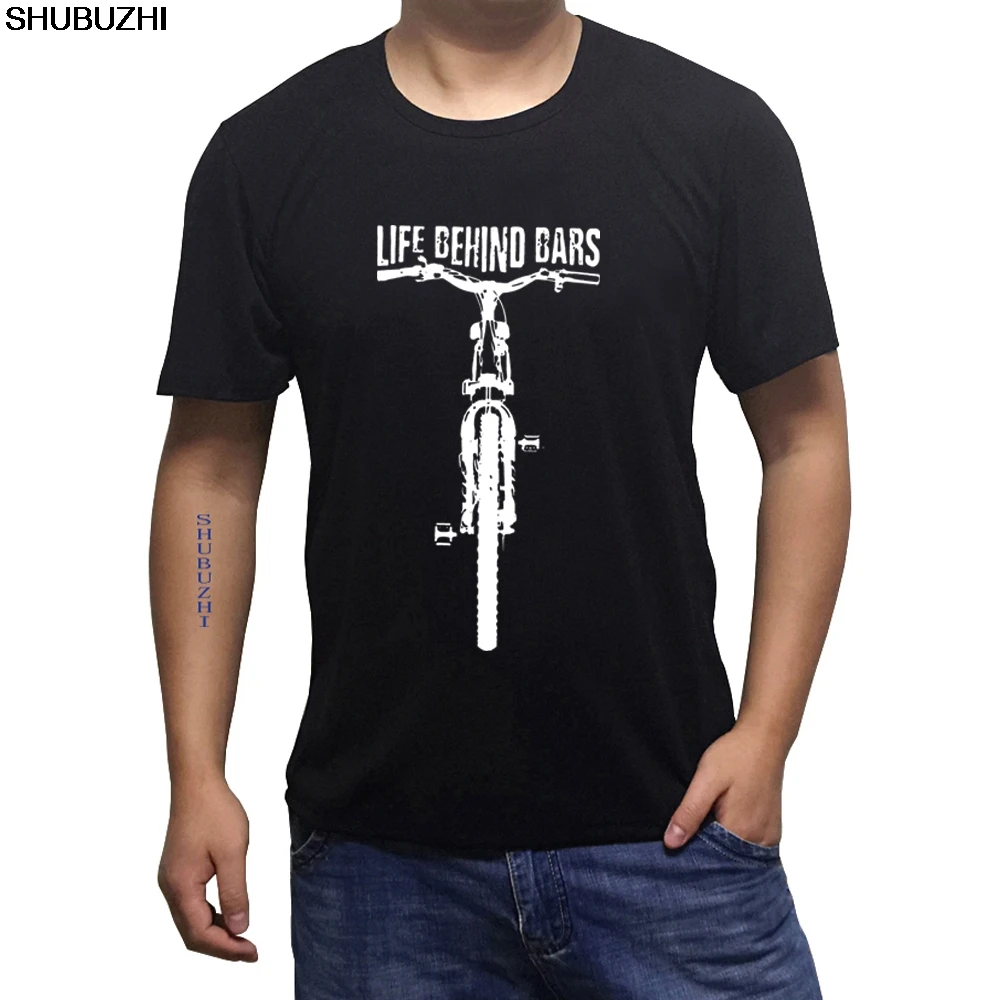 

Cycle T Shirts Men Short Sleeve cotton Man T-shirts Funny Printed Mens Cycle a life behind bars Tops Tees euro size sbz292