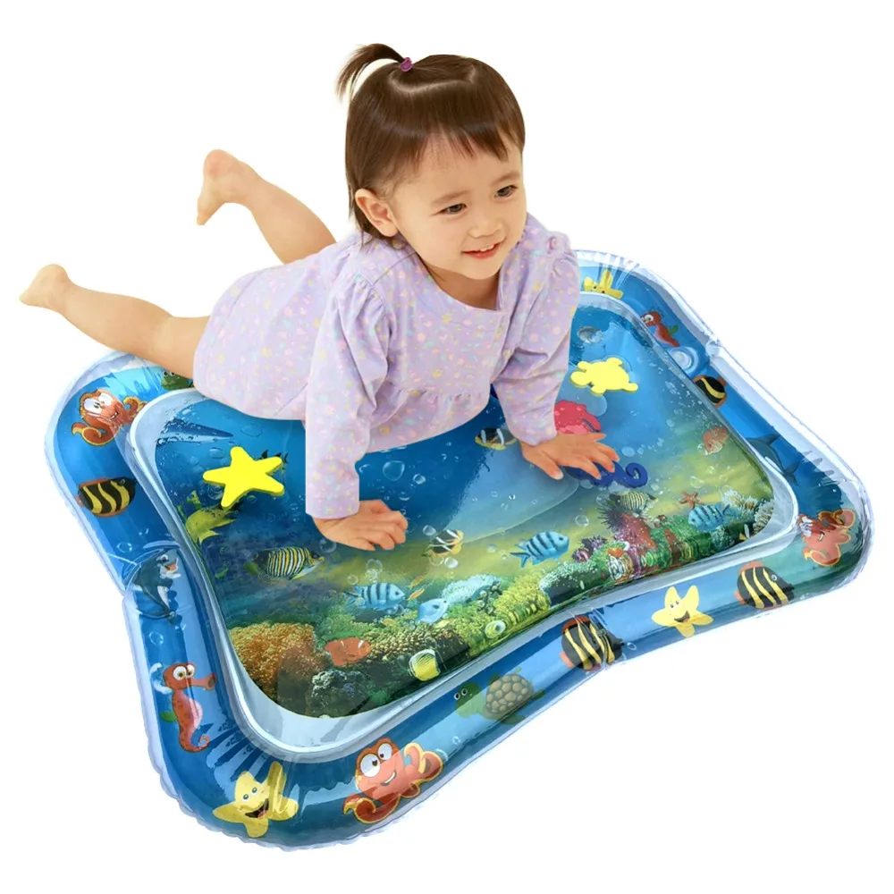 

Hot Selling water mat Baby Kids water play mat Inflatable Infant Tummy Time Playmat Toddler for Baby Fun Activity