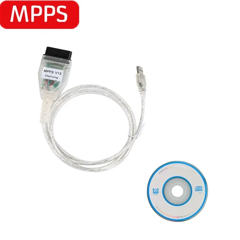 Идеальный SMPS MPPS V13.02 ECU чип Remap тюнинг флэш USB OBD2 Интерфейс K + CAN автомобильный