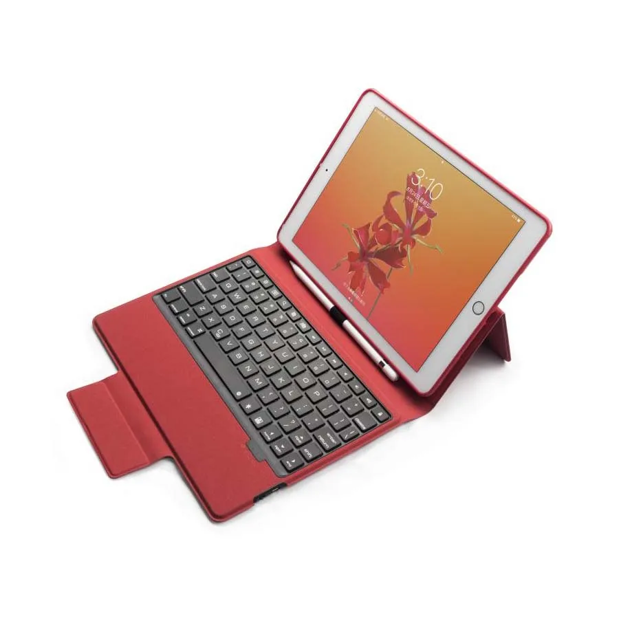 Wireless Bluetooth Keyboard PU Leather Case (13)