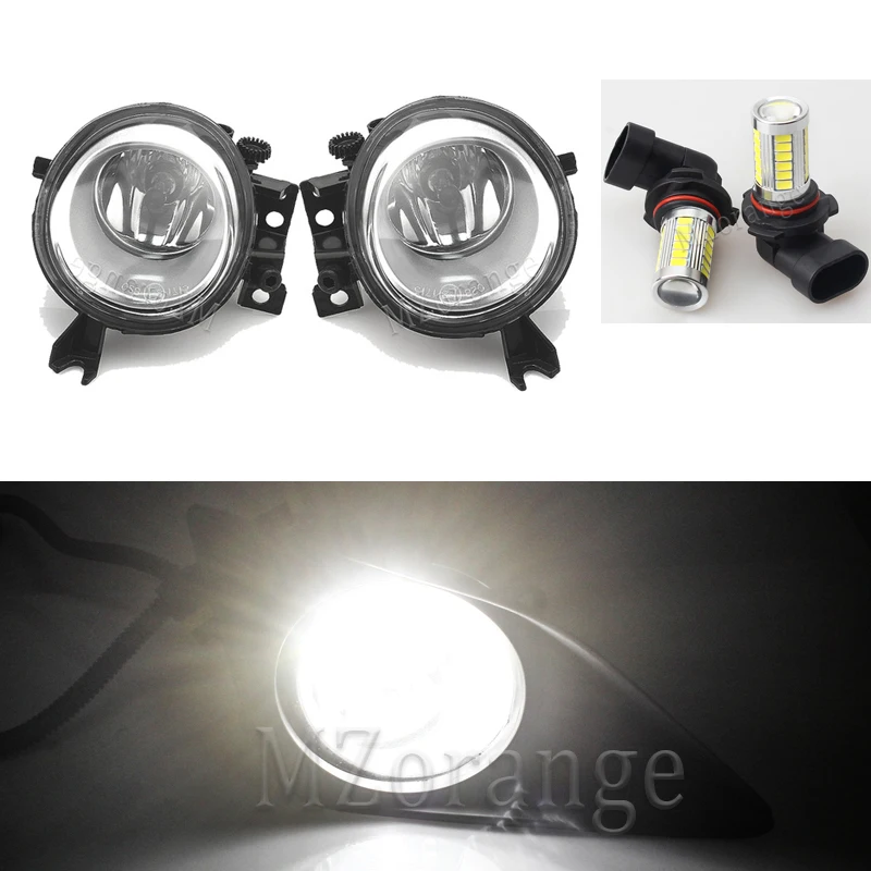 

For VW Touareg 2003-2010 Fog Lights for Volkswagen Touareg Halogen LED Front Fog Lamps headlights DRL fog light foglights