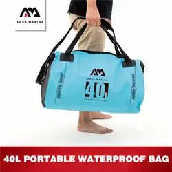 AQUA MARINA 40L Водонепроницаемый сумка ручной сумка водных видов спорта River Treckking Pack сухой пакет плавание сухой влажный сумки Портативный Surf