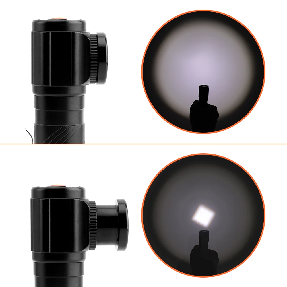 USB Handy T6 LED zoom Torch usb Головной фонарь карманный светодиодный перезаряжаемый фонарик