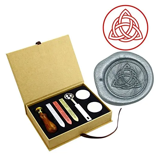 stars knot wax seal