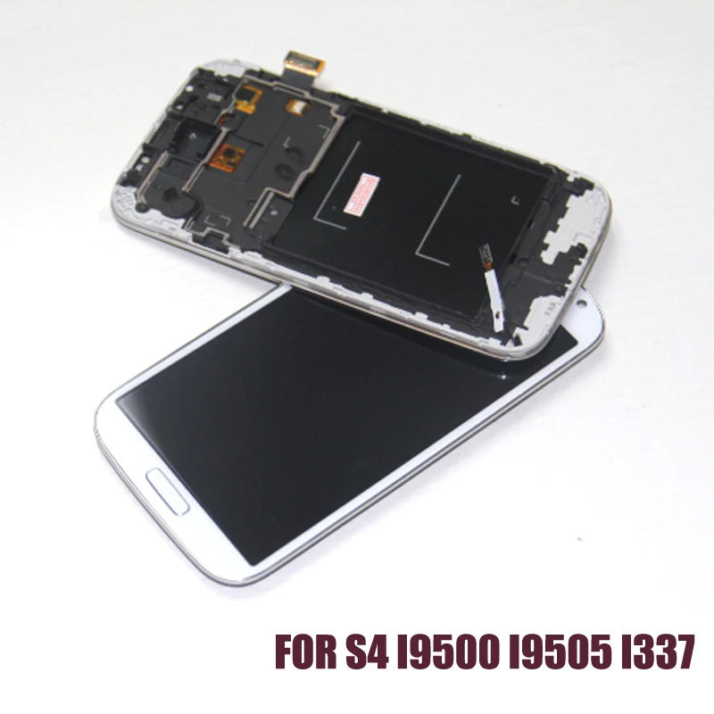 

Compatible For Samsung Galaxy S4 I9500 I9505 I337 LCD display Touch Screen with Digitizer assembly with frame Blue White