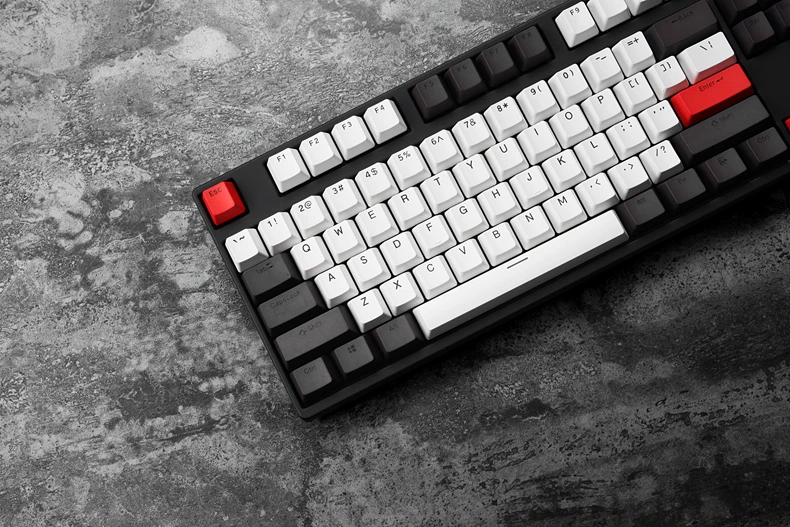 Петля pbt doubleshot колпачки oem для механической клавиатуры Серый Белый Красный gh60