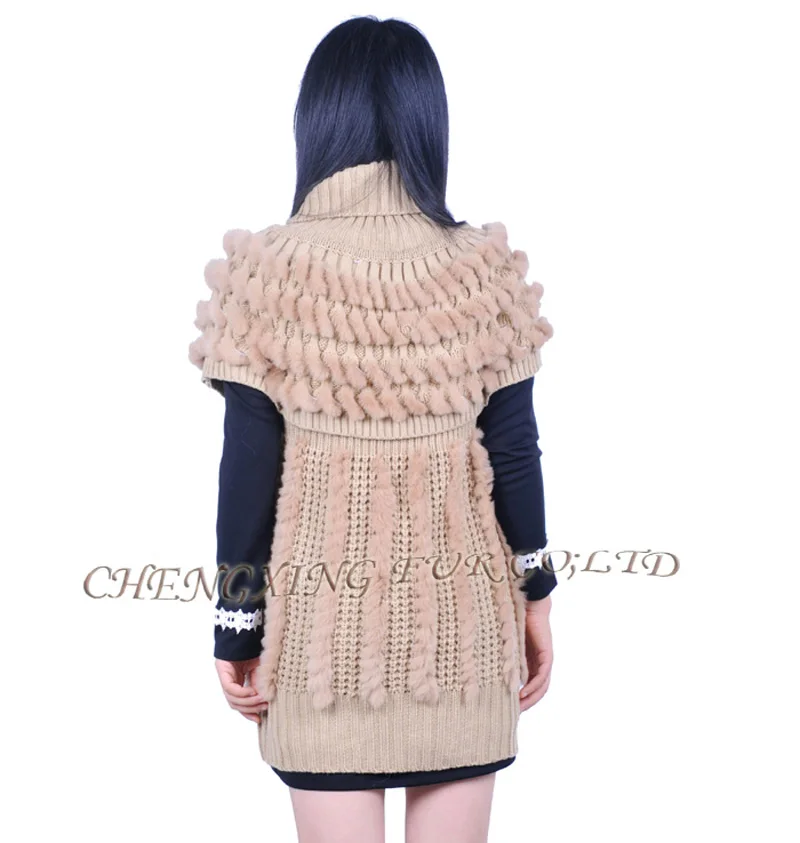 Cx b Tricoté Noir Femmes Réel Lapin Pas Chandail Sexy Gilet Livraison Gratuite De 189c kaki Cher Fourrure g tqUxgRznw5