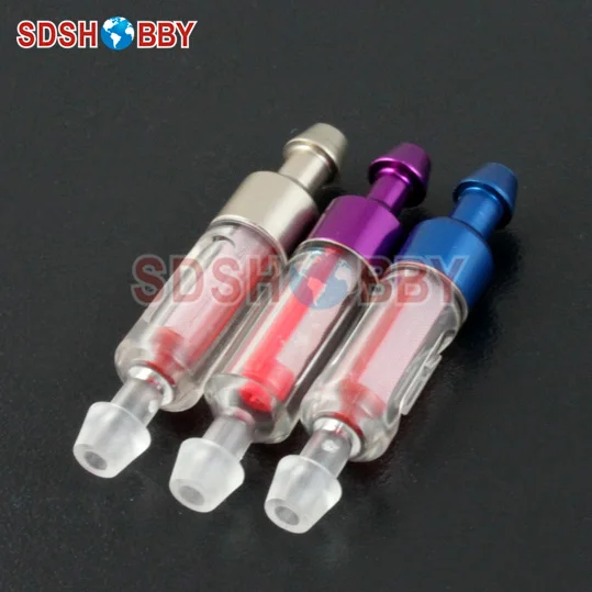 

Prolux 1583 Light Weight Small Re-buildable Fuel Filter D4xL37mm (Purple/Champagne/Blue)