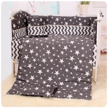 7 шт./компл. кроватки с подкладкой из хлопка Детская кроватка бампер Комплект для детской кроватки детские покрывало для кровати детского постельного белья набор для детской кроватки parachoques de cuna infantil