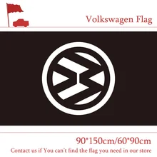 60*90 см 90*150 см 3*5 футов полиэстер Volkswagen флаг для дома и офиса вечерние бар