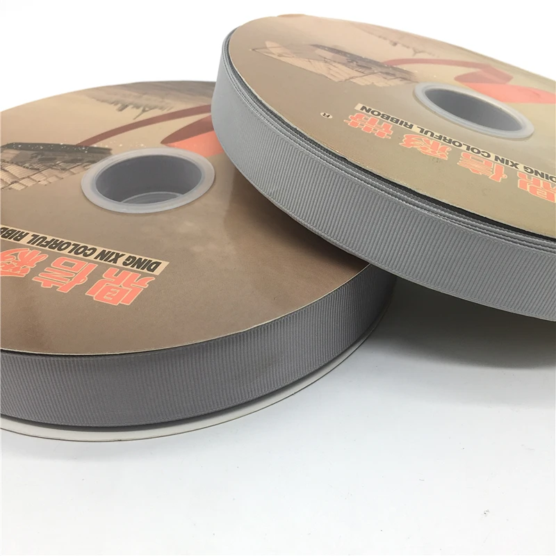 Лента высокого качества 5 ярдов 6/10/15/20/25/38/50 мм|grosgrain ribbon|ribbons for giftsgrey grosgrain ribbon |